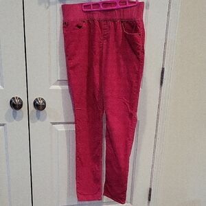 GAP Bright Pink Maternity Cordoury Skinny Pants